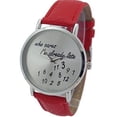 thumbnail image 1 of LINEL Message Watch Who Cares Red Band, 1 of 1