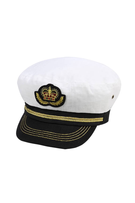 LINEN CAPTAIN HAT, Medium