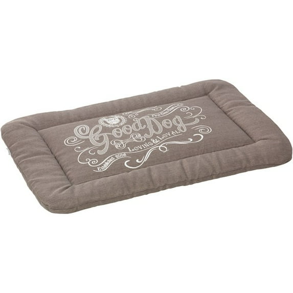 House of Paws HP794GM Good Dog Linen Crate Mat (M; Gray)