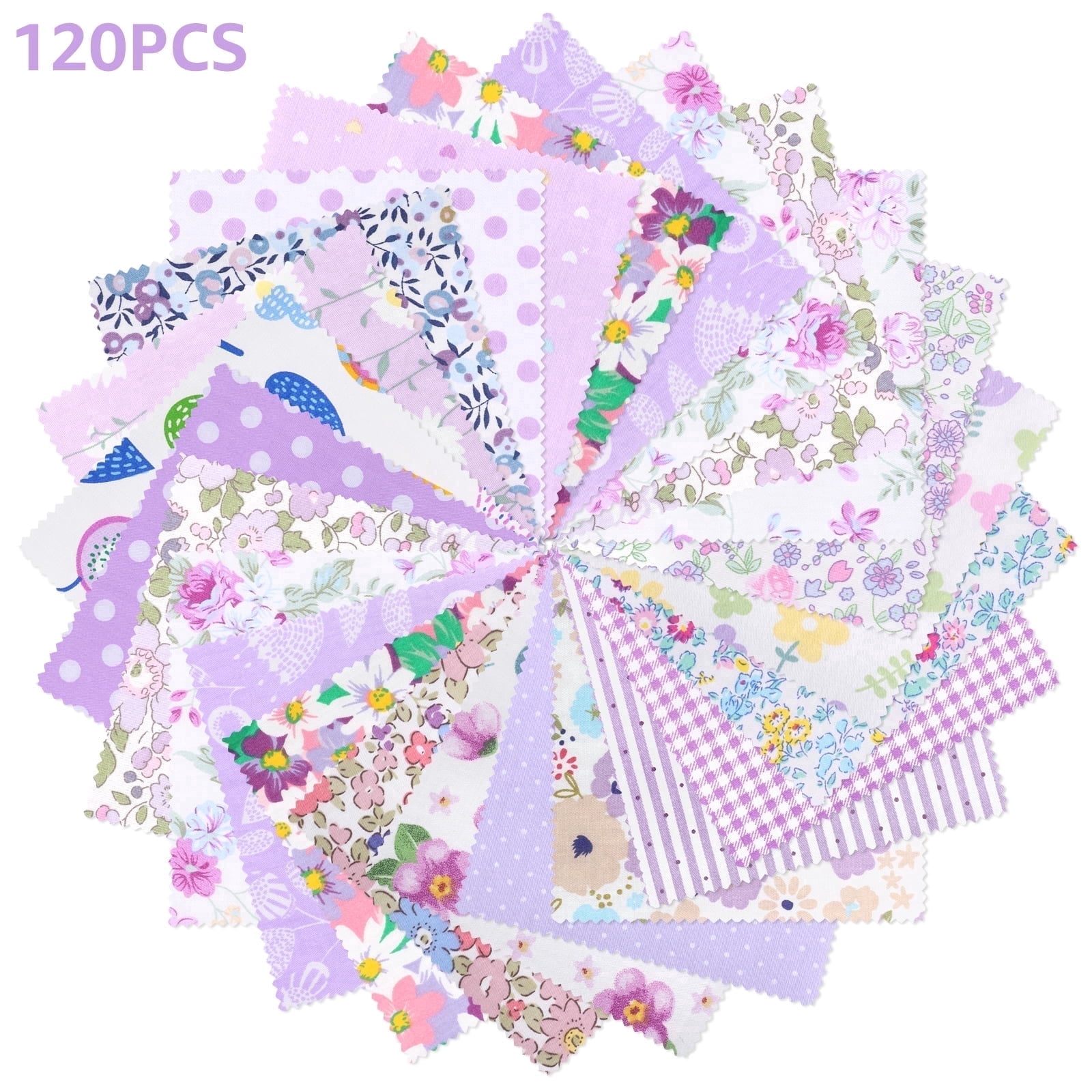 14 pcs 20 x 20 inch cotton fabric square quilting... LINFANG 120Pcs 5" x 5" Quilting Cotton Fabric Squares with Wavy Edges ...