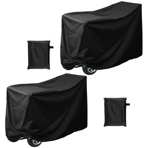 LINFANG 2PCS Mobility Scooter Cover Waterproof Wheelchair Storage Cover Mobility Scooter Weather Cover Electric Chair Cover Rain Protector from Dust Dirt Snow Rain Sun Rays, 66 × 24 × 46inch
