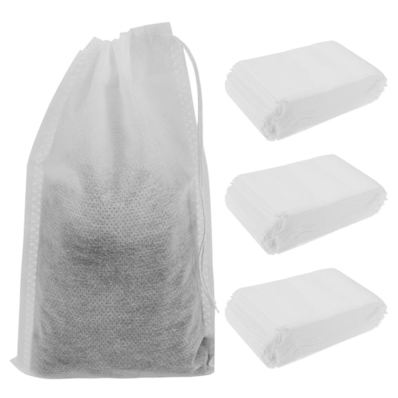 LINFANG 300Pcs Cold Brew Bags 4x6 inch Fine Mesh Coffee Filter Bag No Mess Disposable Tea Filter Bag with Drawstring for Iced Coffee Tea Spice