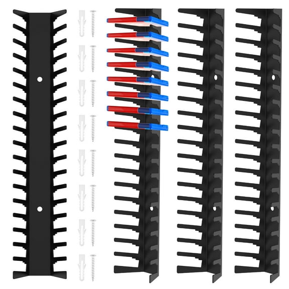 LINFANG 4Pcs Video Game Storage Holder Carbon Steel Game Case Storage Organizer Wall Mounted DVD Disc Holder Shelf for CD DVD