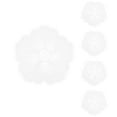 thumbnail image 1 of LINFANG 5Pcs Flower Resin Mold Tray Flexible Resin Tray Casting Mold Easy to Release Plate Silicone Mold Reusable Silicone Casting Mold Silicone Resin Molds for DIY Art Projects, 1 of 9