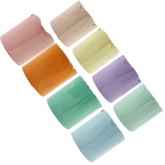 LINFANG 8 Rolls Bulletin Board Border Roll Set 32.8 FT Multi Color Notice Board Decoration Border with Wavy Line Design for Classroom School Office Chalkboard