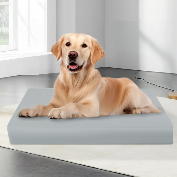 LINFANG Dog Bed Cover Oxford Cloth Dog Bed Protector Cover Waterproof Dog Bed Protector Removable Dog Bed Replacement Cover with Zipper for Indoor Outdoor