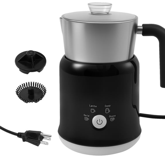 LINFANG Electric Milk Frother, 500ML Automatic Milk Frother and Steamer, Apartment Essentials Must Haves, Foam Maker for Coffee, Milk, Latte Cappuccino, Macchiato, Hot Chocolate