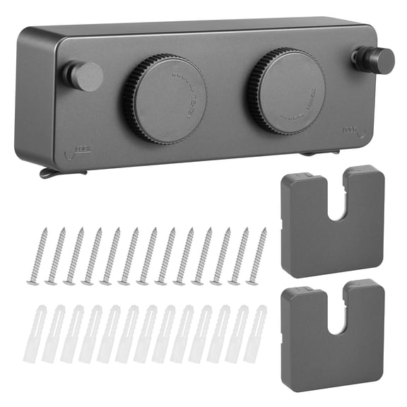 LINFANG Indoor Retractable Clothesline 13.7 FT Adjustable Anti Sag Wall Mounted Clothes Drying Laundry Line Twin Retractable Clothes Line for Indoor