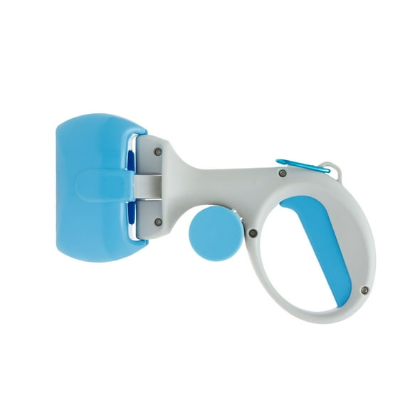 LINFANG Plastic Portable Pooper Scooper for Yard Gravel Grass Compact Spring Handle Design Dog Poop Clamp for Pet Waste Management