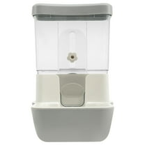 LINFANG Rabbit Feeder Hanging Auto Food Dispenser Large Capacity Pet Cage Feeder Detachable Rabbit Food Dispenser for Cat Guinea Pig Chinchilla