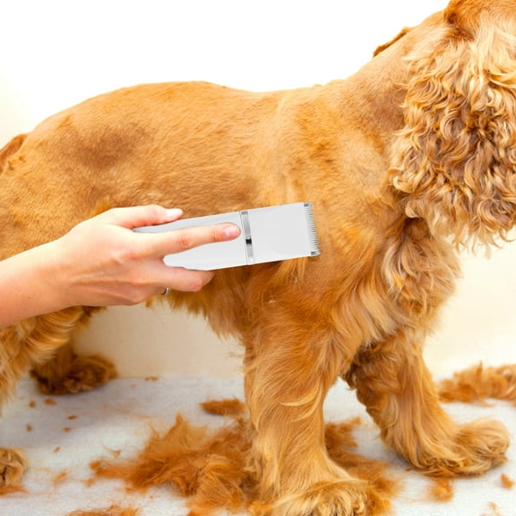 LINFANG Small Dog Grooming Kit Rechargeable Dog Hair Clippers Two Speed Dog Clippers Electric Dog Grooming Clippers Kit Low Noise Pet Hair Clippers for Small Dogs and Cats