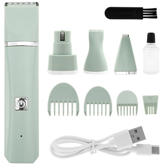 LINFANG Small Dog Grooming Kit Rechargeable Dog Hair Clippers Two Speed Dog Clippers Electric Dog Grooming Clippers Kit Low Noise Pet Hair Clippers for Small Dogs and Cats