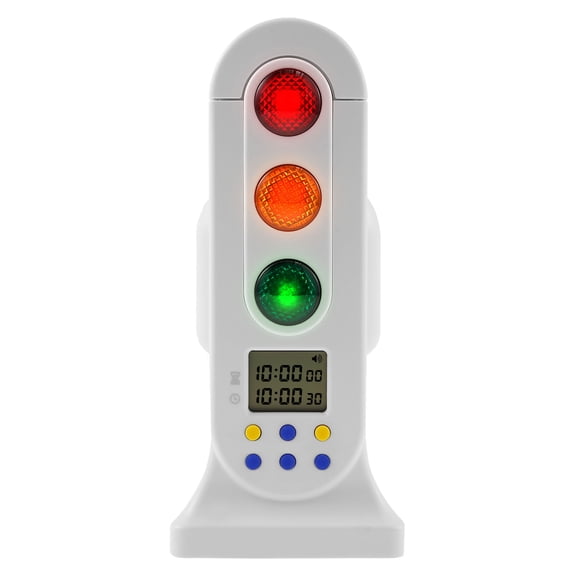 LINFANG Traffic Light Visual Audio Digital Timer Dual Mode with Clear Display Screen Large Color Blocks Memory Function for Kids Classroom Home