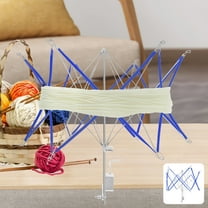 LINFANG Yarn Ball Winder with Table Clamp Foldable Yarn Swift Winder Efficient Umbrella Yarn Winder Easy to Install Yarn Swifter Ball Winder Knitting Yarn Winder for Wool Yarn String