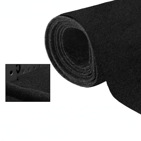 LINGDA 26"L x 79"W Black Underfelt Carpet,Reusable Non-Woven Fabric Felt for Cars,Boats,RVs Felt Carpet,Speakers Box