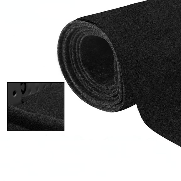 LINGDA 90"L x 79"W Black Underfelt Carpet,Reusable Non-Woven Fabric Felt for Cars,Boats,RVs Felt Carpet,Speakers Box