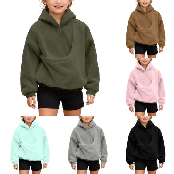LINGLANG Cat Dog Pouch Hoodie For Girls Fleece Pet Carrier Kangaroo Pouch Sweatshirts With Large Pocket Pullover Sharpa Warm Shirt