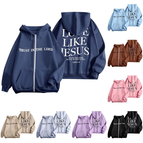 LINGLANG Christian Graphic Hoodies For Teen Boys Jesus Hoodie Faith God Sweatshirt Bible Verse Pullover Religious Tops