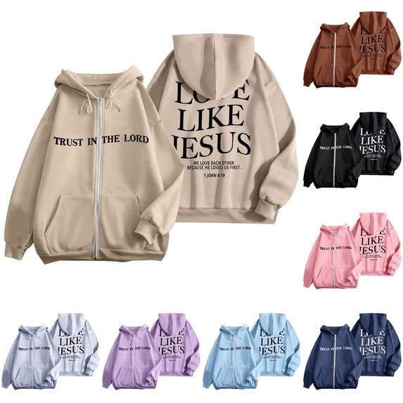 LINGLANG Christian Graphic Hoodies For Teen Boys Jesus Hoodie Faith God Sweatshirt Bible Verse Pullover Religious Tops