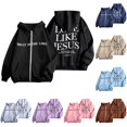 thumbnail image 1 of LINGLANG Christian Graphic Hoodies For Teen Boys Jesus Hoodie Faith God Sweatshirt Bible Verse Pullover Religious Tops, 1 of 7