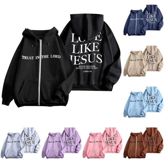 LINGLANG Christian Graphic Hoodies For Teen Boys Jesus Hoodie Faith God Sweatshirt Bible Verse Pullover Religious Tops
