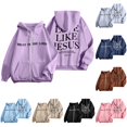 thumbnail image 1 of LINGLANG Christian Graphic Hoodies For Teen Boys Jesus Hoodie Faith God Sweatshirt Bible Verse Pullover Religious Tops, 1 of 7