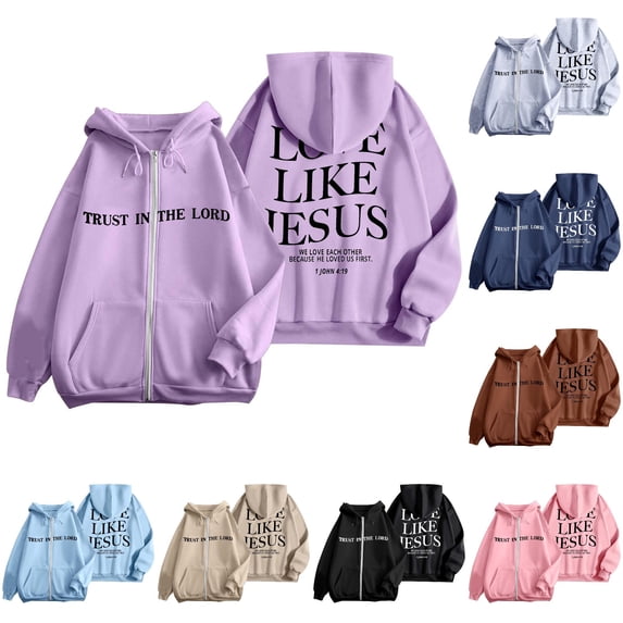 LINGLANG Christian Graphic Hoodies For Teen Boys Jesus Hoodie Faith God Sweatshirt Bible Verse Pullover Religious Tops