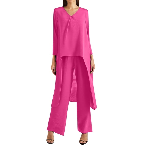 LINGLANG Fall Outfits For Women 2025 Trendy Sets 2 Piece Sets Summer Casual Loose Outfits Wide Leg Pants Sets Plus Size Set With Pockets Casual Sweatsuit Lounge Set Matching Sets