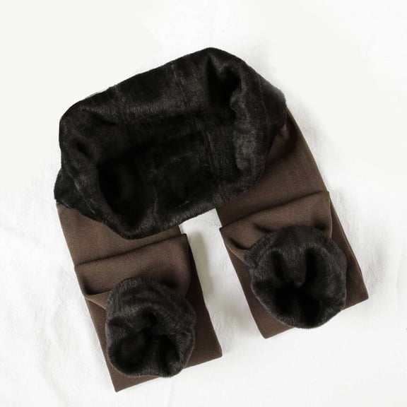 LINGLANG Lined Leggings Women Tights Fall Solid Trousers Thick Thermal Winter Warm Workout Yoga Pants