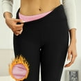thumbnail image 1 of LINGLANG Fleece Lined Leggings Women Tights Thermal Underwear High Waist Base Layer Bottoms Cold Weather Outdoor Thick Thermal Winter Warm Workout Yoga Pants, 1 of 6