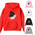 thumbnail image 1 of LINGLANG Horse Sweatshirt Girls Funny Graphic Sweater Casual Horse Crewneck Holiday Long Sleeve Hoodie Pullover Top, 1 of 4