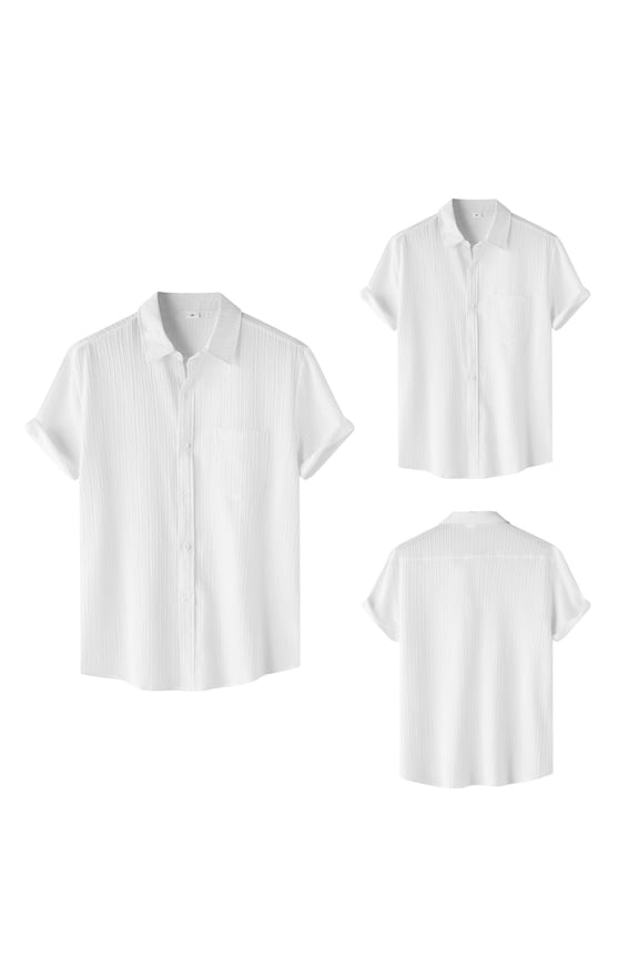 Men's Stand Collar Henley Shirt Summer Cotton Linen Style Loose Fit Solid Color Pullover Beach Tunic