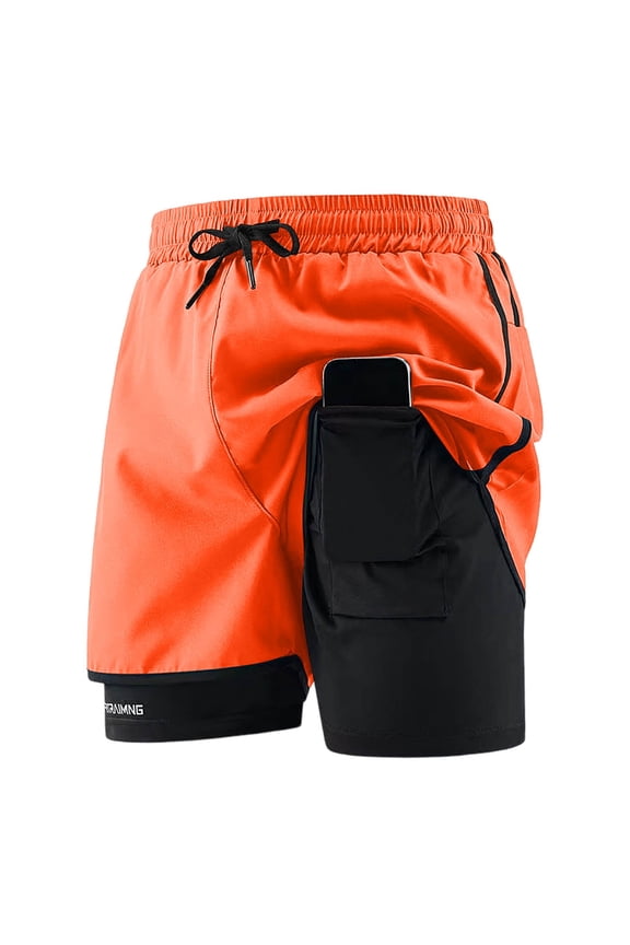 Two Layer Athletic Shorts for Women, Flowy Running Shorts with Secure Inner Liner, Lightweight Workout Gym Shorts for Sports & Tennis