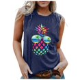 thumbnail image 1 of LINGLANG Womens Summer Tops Dressy Casual Tank Tops Summer T Shirts Sleeveless Casual Loose Tunic Blouses Tshirts Shirts, 1 of 4