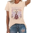 thumbnail image 1 of LINGLANG Womens Tops Trendy Country Music Shirt Fortennessee Graphic Tshirts Western Short Sleeve Tee Tops Under $5, 1 of 3