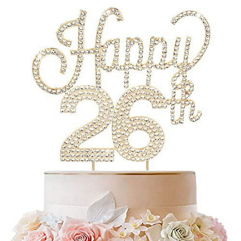 Happy Birthday Cake Topper  Happy birthday cake topper, Happy birthday  signs, Happy birthday cakes
