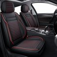 thumbnail image 1 of LINGVIDO Car Seat Covers, Breathable and Waterproof Faux Leather Automotive Seat Covers for Cars SUV Truck Sedan,Universal Driver Seat Cover with Backrest (Front Seat, Beige), 1 of 6