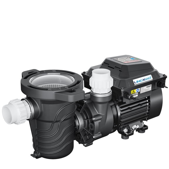 LINGXIAO Above Ground Variable Speed Pool Pum 1.3HP, 115V Above Ground Pool Pump, 5230GPH, Energy Star Pool Pump with Filter Basket