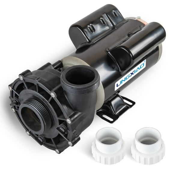 LINGXIAO SPA Pump, 2 Speed Hot Tub SPA Pump, 2HP LX SPA Pump Motor, 115V/60HZ, 2" Port - Model: 48WUA1501C-II