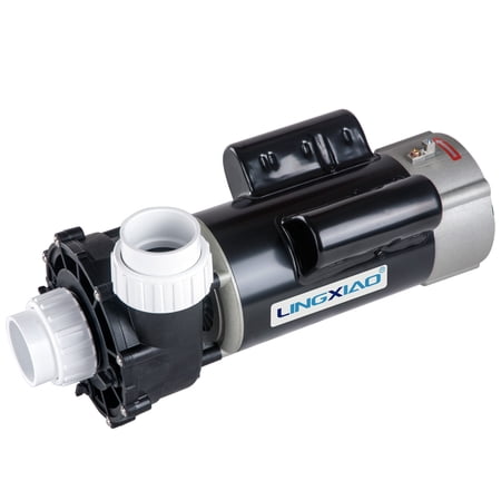 LINGXIAO SPA Pump, 3 Horsepower Hot Tub SPA Pump, 2 Speed LX SPA Pump Motor, 230V/60HZ, 2" Port, No Foot - Model: 48WUA2002C-II(NF)