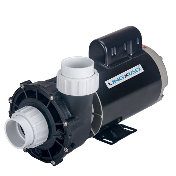 LINGXIAO SPA Pump, 3HP Hot Tub SPA Pump, 2 Speed LX SPA Pump Motor 220V to 240V, 2" Port, 56 Frame (Model: 56WUA300-II)