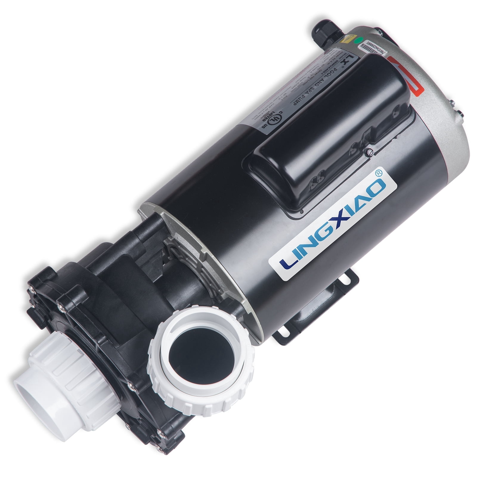 LINGXIAO SPA Pump, Single Speed Hot Tub Pump - LX SPA Pump Motor 4HP, 230V, 2" Port (Model: 56WUA400-I)