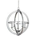 LINGYUAN 40135CH Berkeley Globe Foyer Pendant Lighting, 5Light 300