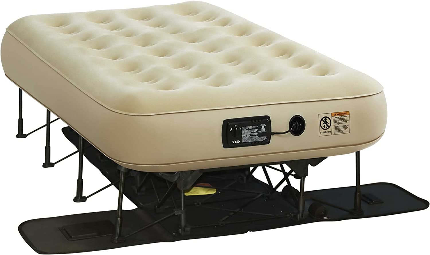 LINGYUAN EZ Bed Twin SelfInflating Air Mattress with Builtin Frame