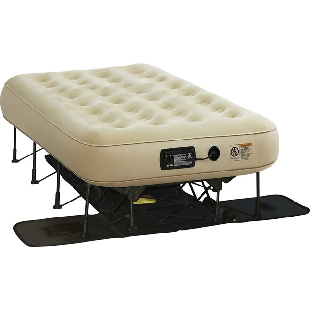 LINGYUAN EZ Bed Twin SelfInflating Air Mattress with Builtin Frame