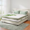 LINGYUAN Full Size Mattress, 12 Inch Hybrid Pillow Top Full Mattress in
