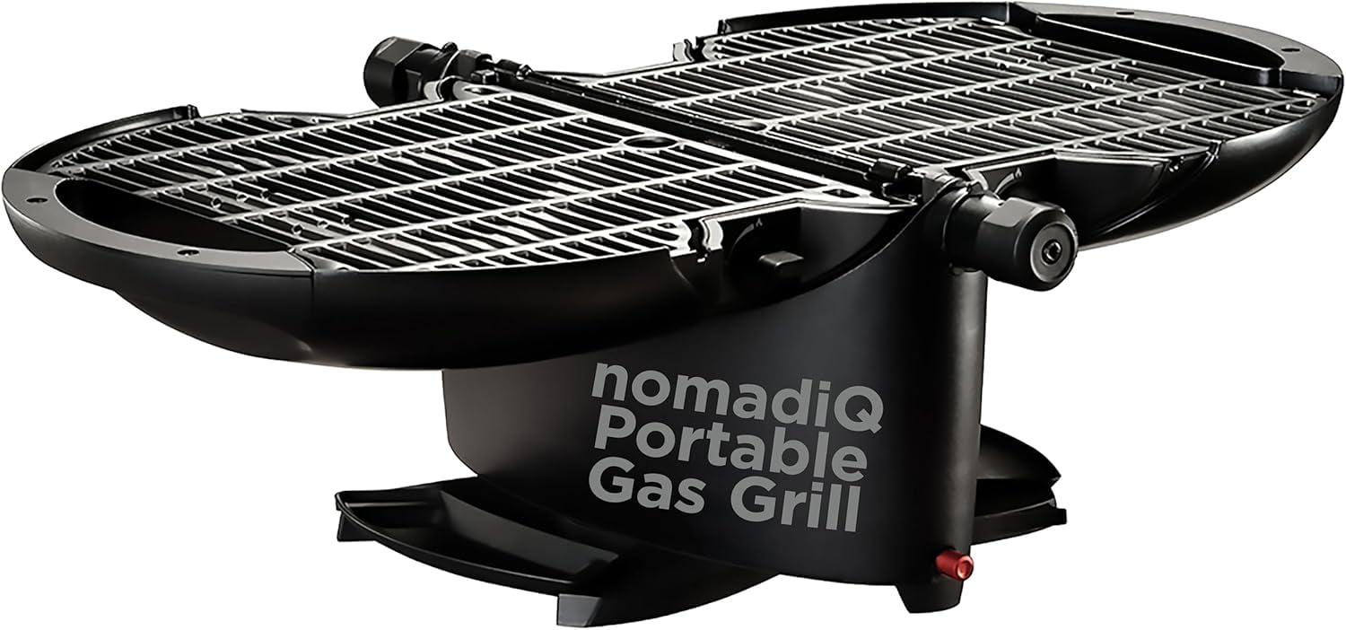 LINGYUAN Portable Propane Gas Grill Perfect Camping Grill for BBQ