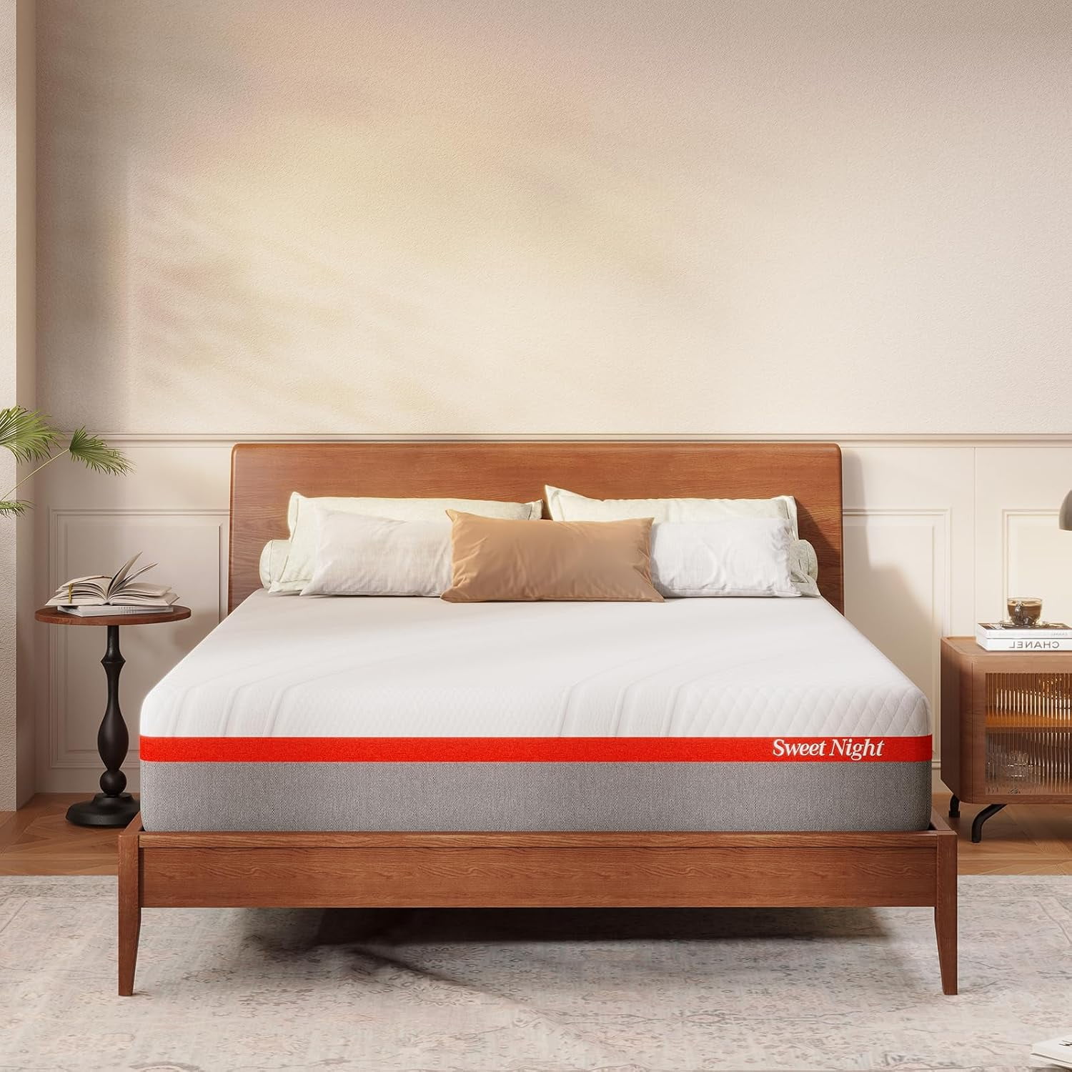 LINGYUAN Queen Mattress, 12 Inch Gel Memory Foam Mattress in a Box