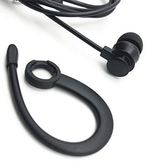 LINHUIPAD Single Side Earphone in-Ear Stereo to Mono Earbuds,Ear Hook Earpiece,for iPhone Android Smartphones MP3 Players