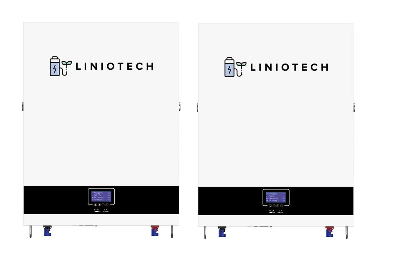 LINIOTECH 20 KWh 48V 400Ah LiFePO4 Lithium Battery Solar Power Wall Energy Storage